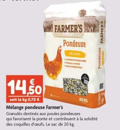 mélange pondeuse farmer's