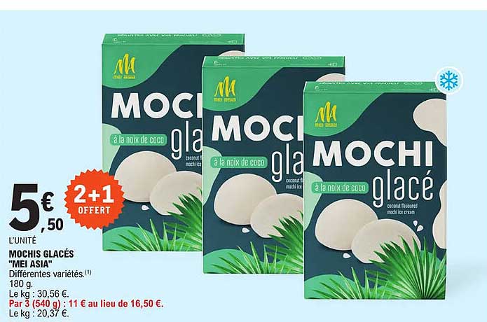 mochis glacés "mei asia"