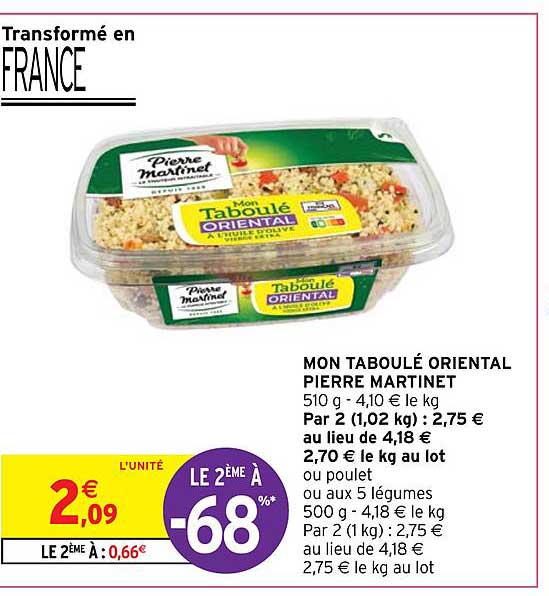 mon taboulé oriental pierre martinet
