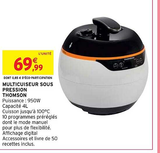multicuiseur sous pression thomson