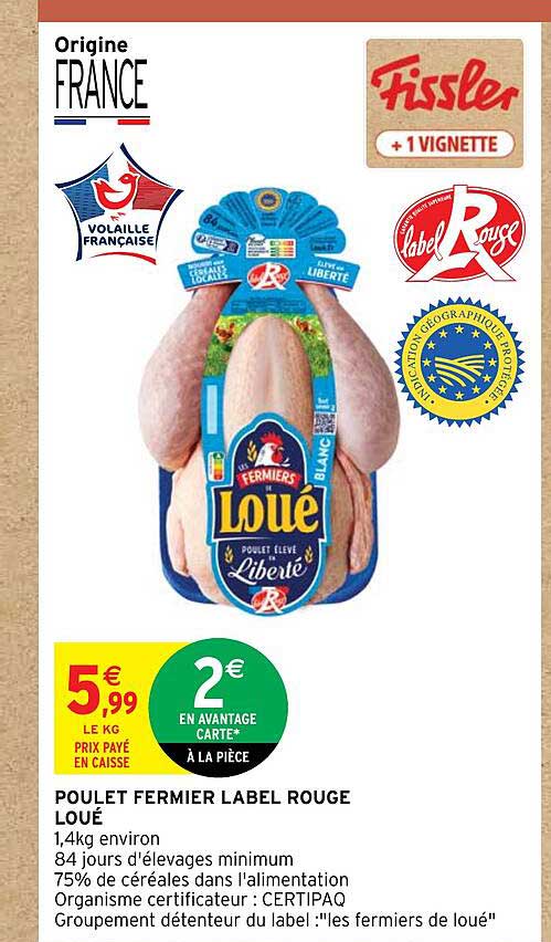 Poulet Fermier Label Rouge Loué