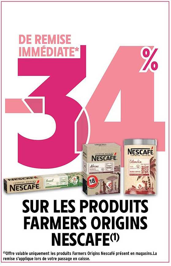 produits farmers origins nescafé