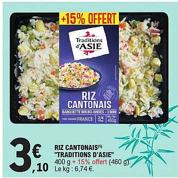 riz cantonais "traditions d'asie"