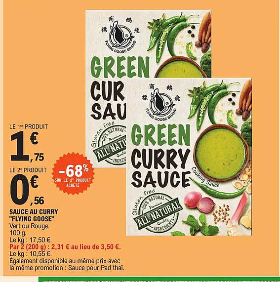 sauce au curry "flying goose"