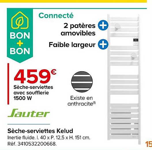 sèche-serviettes kelud sauter