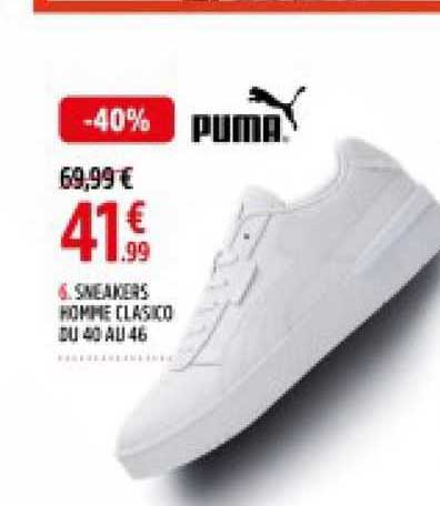 Sneakers Homme Clasico Du 40 Au 46 Puma
