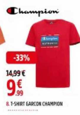 t-shirt garçon champion