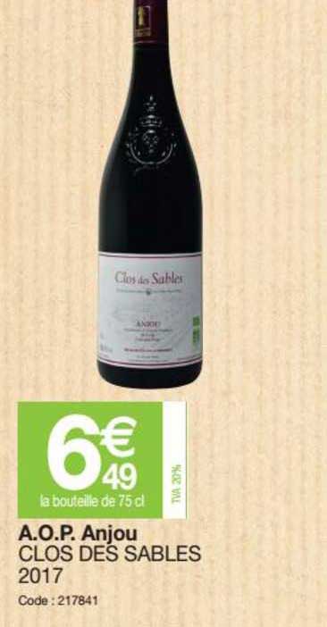 a.o.p. anjou clos des sables