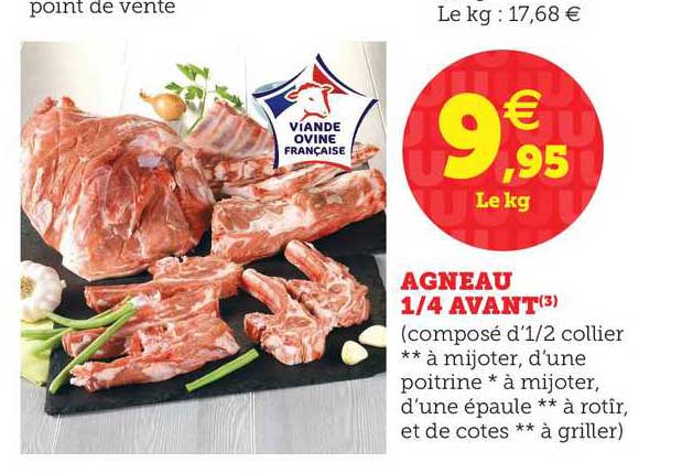 agneau 1 4 avant