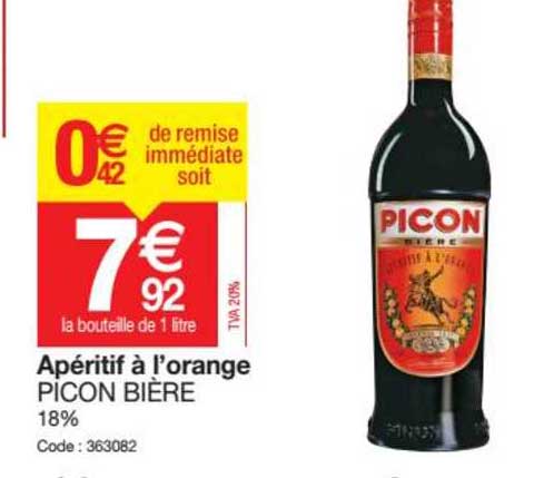 apéritif à l'orange picon bière