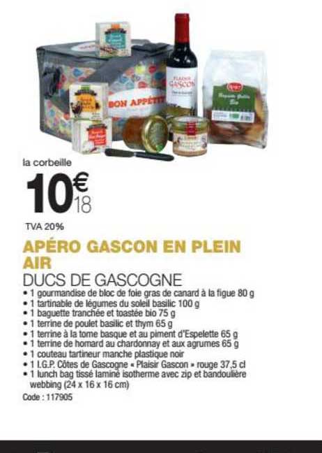 apéro gascon en plein air ducs de gascogne