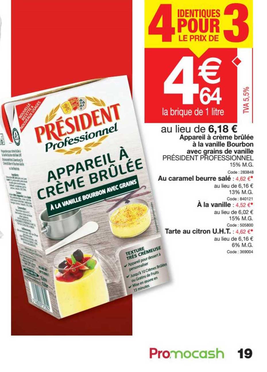 appareil à crème brûlée à la vanille bourbon avec grains de vanille au caramel beurre salé à la vanille tarte au citron u.h.t.