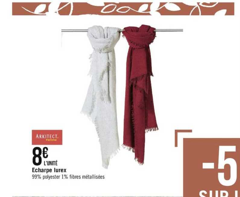 artkitect écharpe lurex