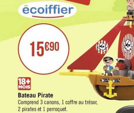 bateau pirate ecoiffier