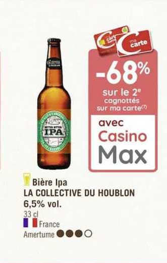 bière ipa la collective du houblon 6.5% vol.
