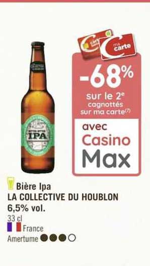 bière ipa la collective du houblon 6.5% vol.