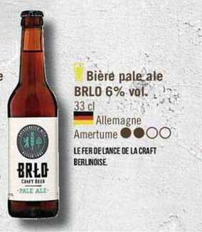 bière pale ale brlo 6% vol.