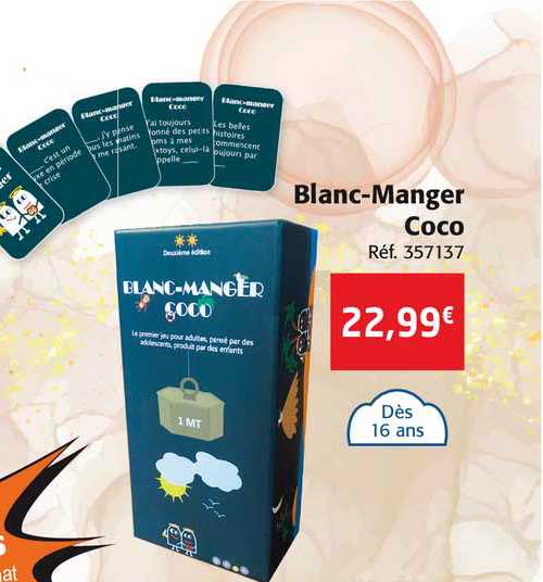 blanc manger coco