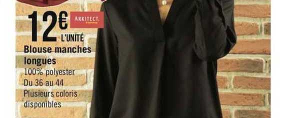 blouse manches longues arkitect