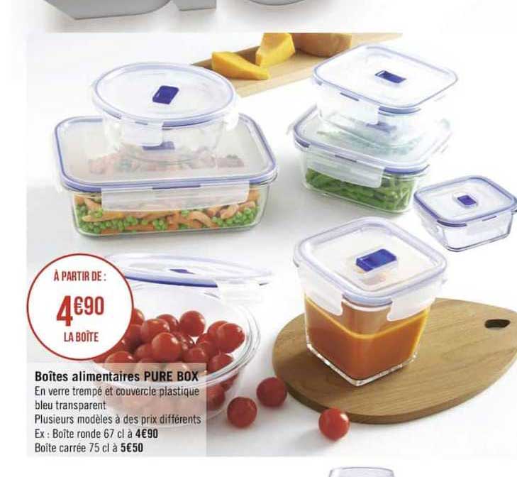 boîtes alimentaires pure box