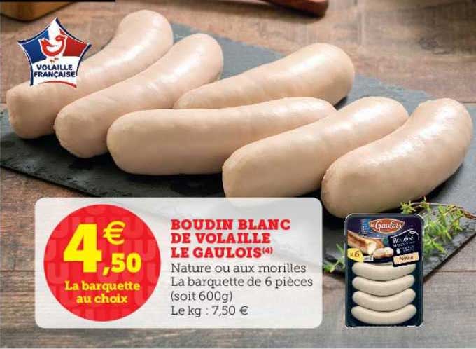 Boudin Blanc De Volaille Le Gaulois