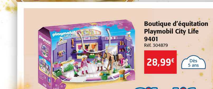 boutique d'équitation playmobil city life 9401