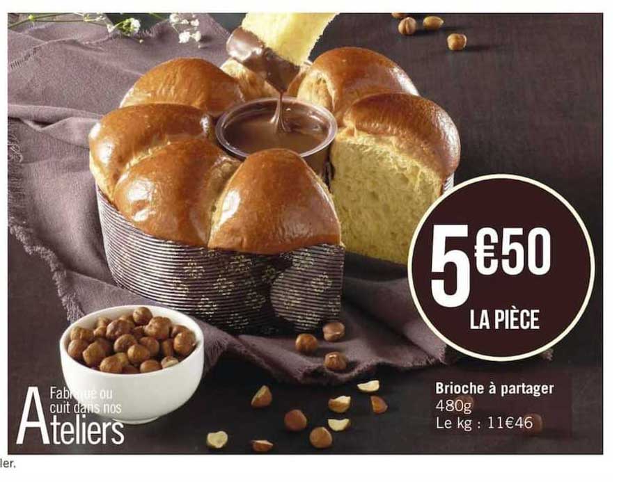 brioche à partager
