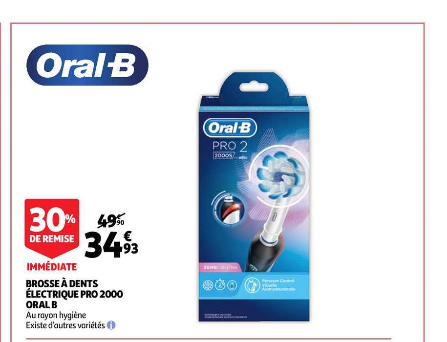 brosse à dents électrique pro 2000 oral b
