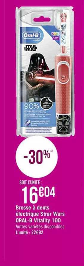 Brosse à Dents électriques Star Wars Oral B Vitality 100