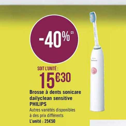 brosse à dents sonicare dailyclean sensitive philips