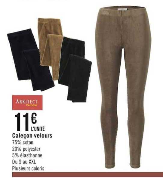 caleçon velours arkitect