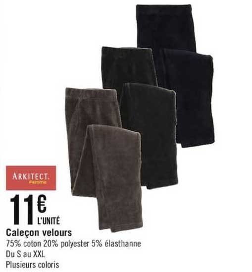 caleçon velours arkitect