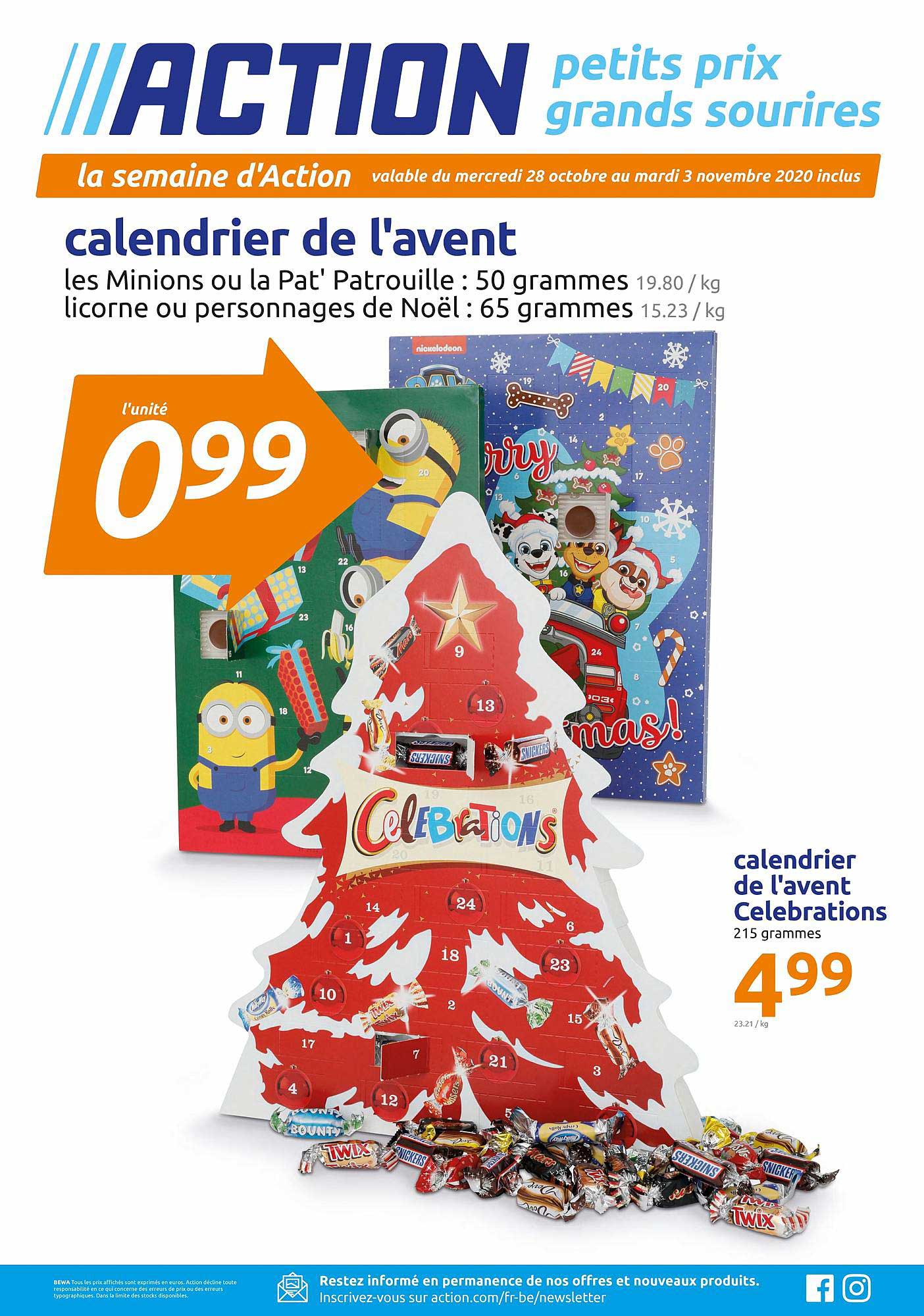 calendrier de l'avent