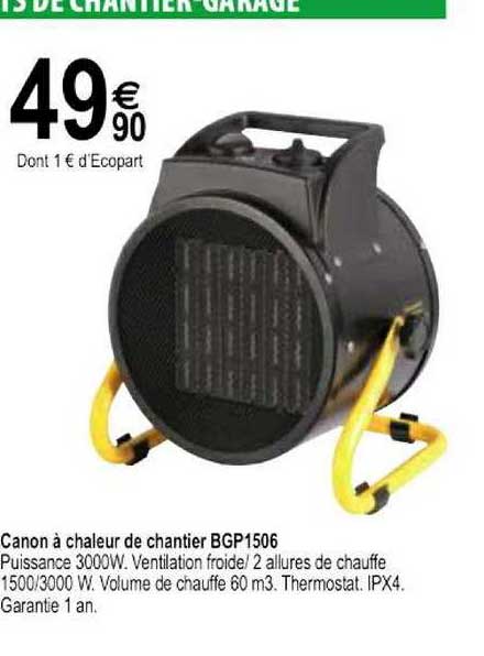 Canon à Chaleur à Chantier Bgp1506