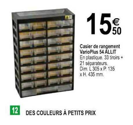 Casier De Rangement Varioplus 54 Allit