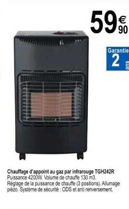 Chauffage D'appoint Au Gaz Par Infrarouge Tgh242r