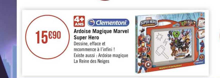 Clementoni Ardoise Magique Marvel Super Hero