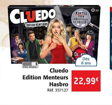 cluedo edition menteurs hasbro