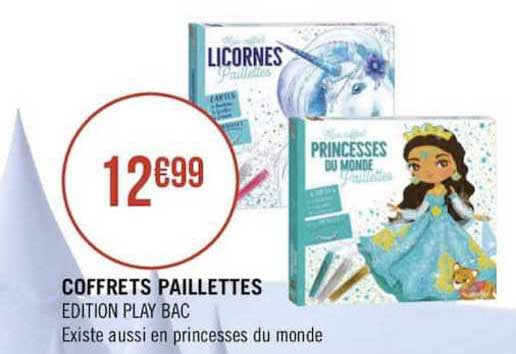 Coffrets Paillettes édition Play Bac