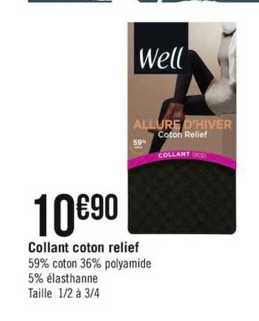 collant coton relief well