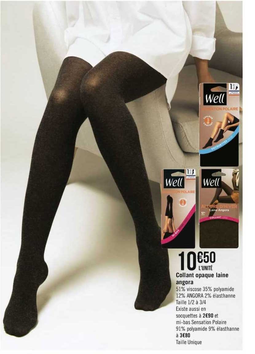 collant opaque laine angora