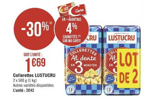 collerettes lustucru