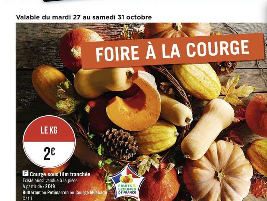 courge sous film tranchée