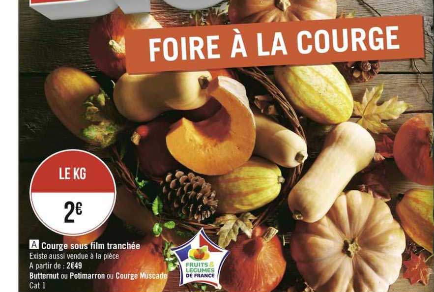 courge sous film tranchée