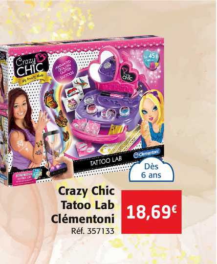 Crazy Chic Tatoo Lab Clémentoni