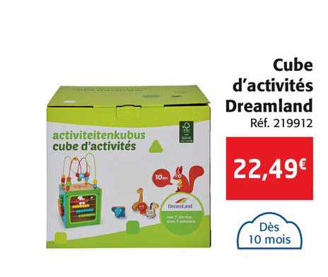 cube d'aciivités dreamland