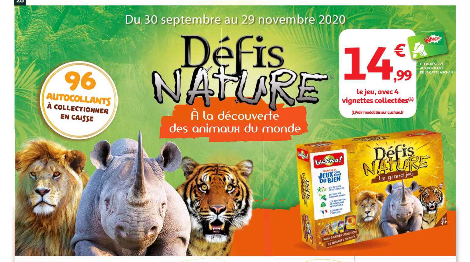 défis nature le grand jeu