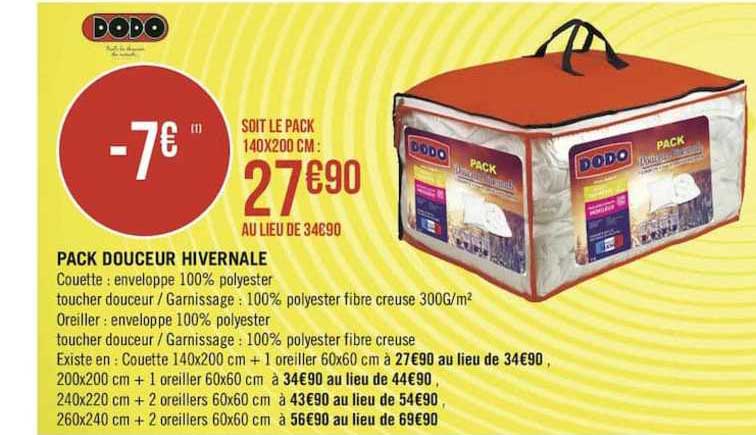 dodo pack douceur hivernale