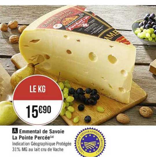 Emmental De Savoie La Pointe Percée