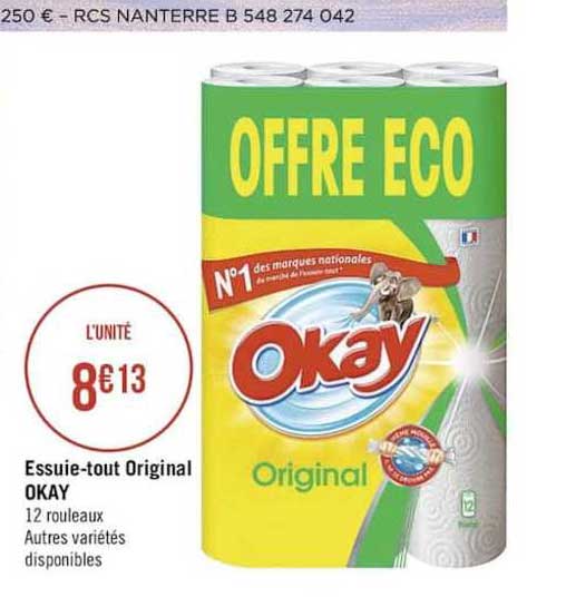 essuie tout original okay